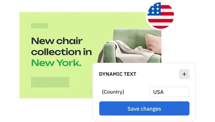 dynamic text feature